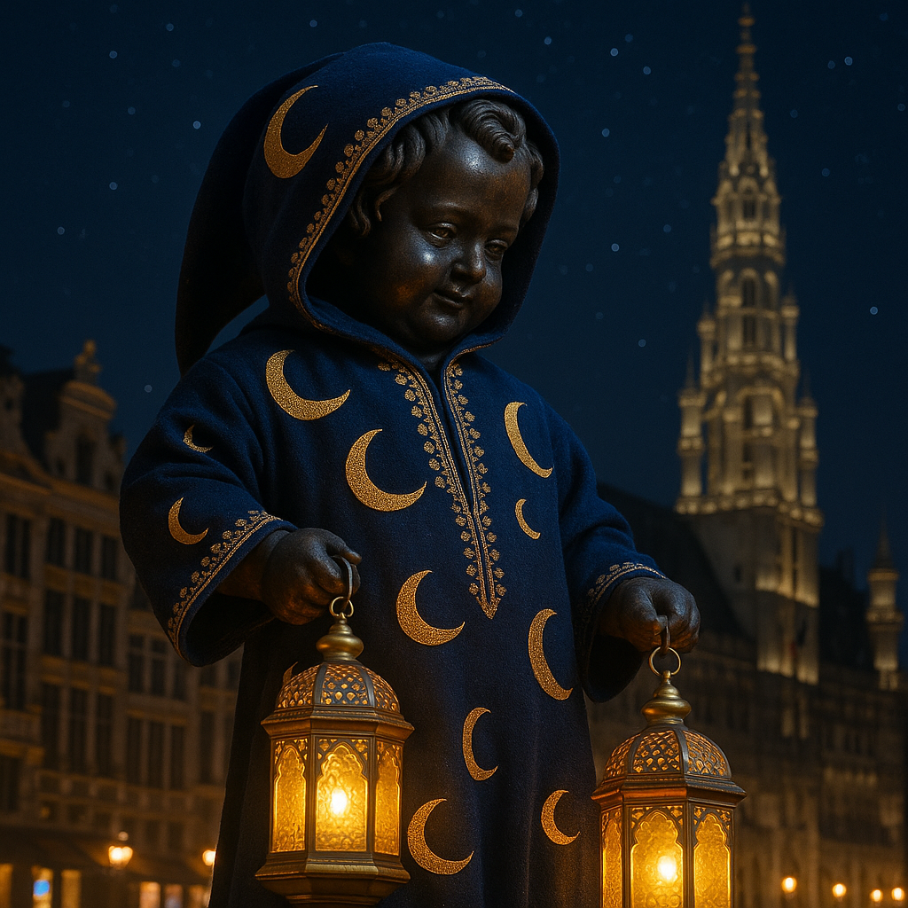 Manneken Pis — Ramadan lanterns